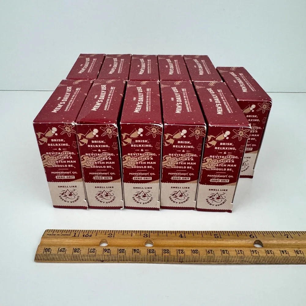 11 New in Box Dr Squatch Frosty Peppermint Mens 5oz Soap Bars Limited Edition